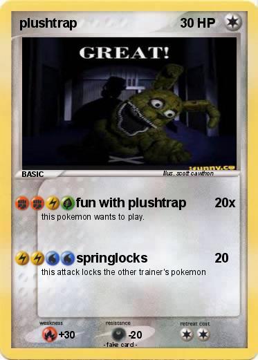 Pokemon plushtrap