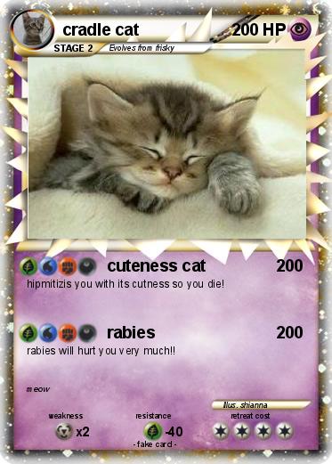 Pokemon cradle cat