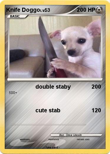 Pokemon Knife Doggo