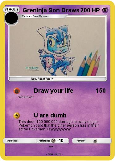 Pokemon Greninja Son Draws