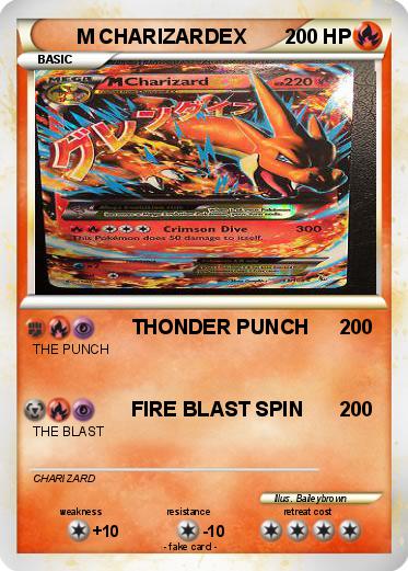 Pokemon M CHARIZARDEX