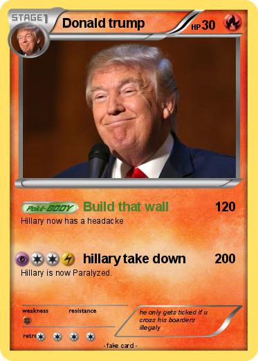 Pokemon Donald trump