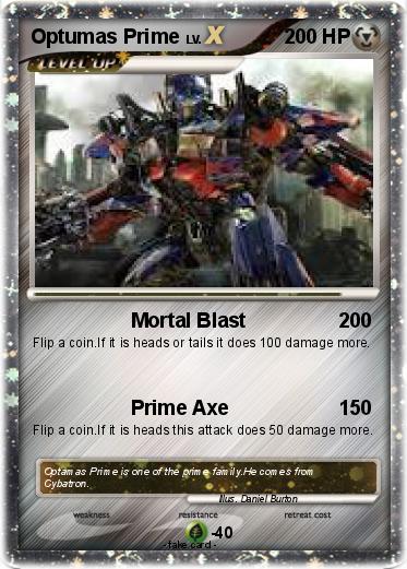 Pokemon Optumas Prime