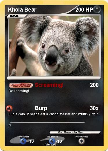 Pokemon Khola Bear