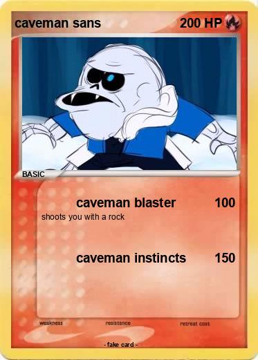 Pokemon caveman sans