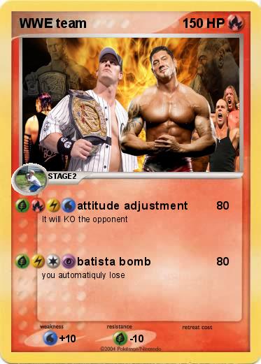 Pokemon WWE team