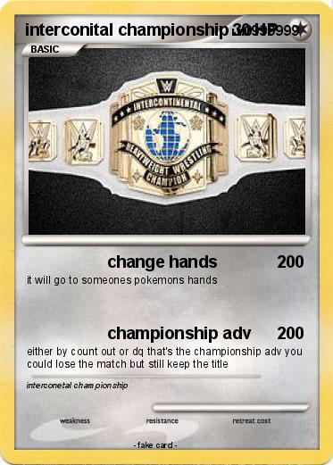 Pokemon interconital championship