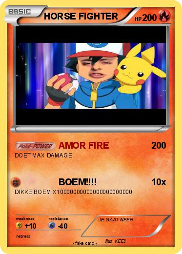 Pokemon HORSE FIGHTER