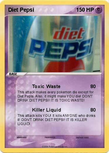 Pokemon Diet Pepsi                               
