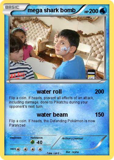 Pokemon mega shark bomb