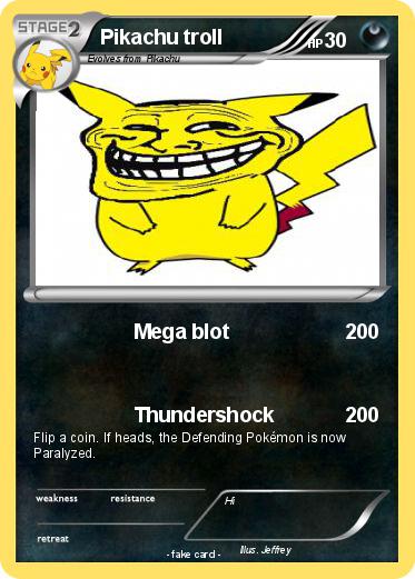Pokemon Pikachu troll