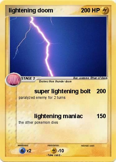 Pokemon lightening doom