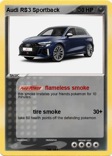 Pokemon Audi RS3 Sportback
