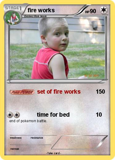 Pokemon fire works