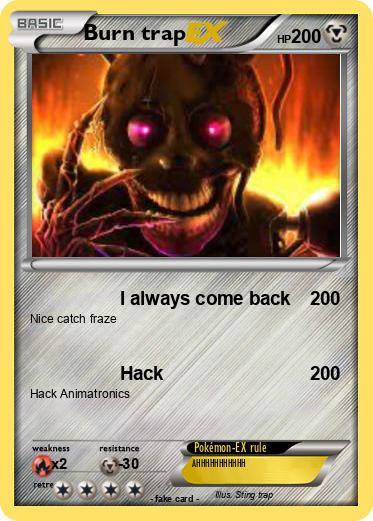 Pokemon Burn trap
