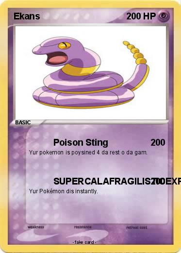 Pokemon Ekans