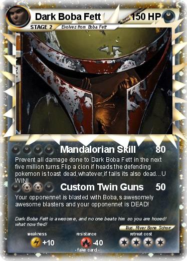 Pokemon Dark Boba Fett