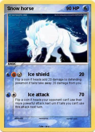 Pokemon Snow horse