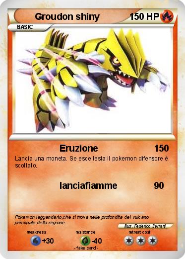 Pokemon Groudon shiny