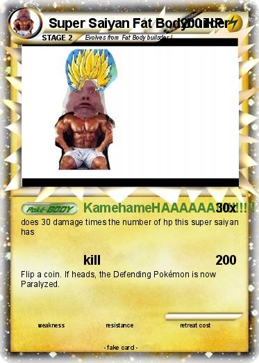 Pokemon Super Saiyan Fat Bodybuilder