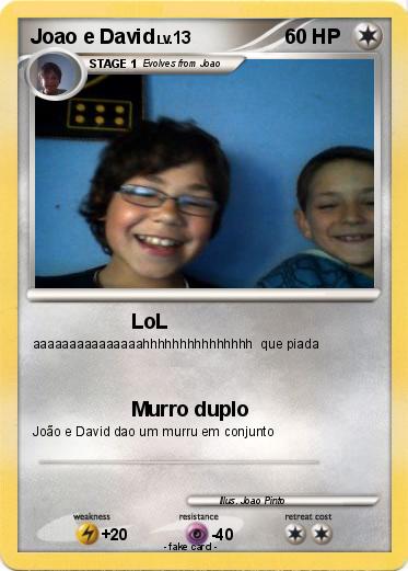 Pokemon Joao e David
