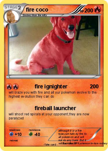 Pokemon fire coco