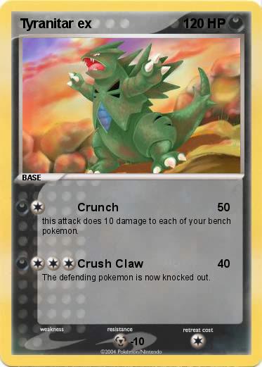 Pokemon Tyranitar ex