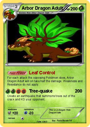 Pokemon Arbor Dragon Adult
