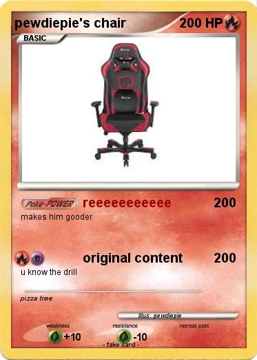 Pokemon pewdiepie's chair