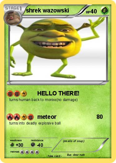 Pokemon shrek wazowski