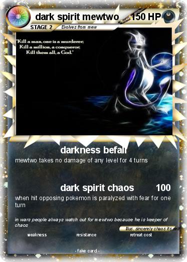 Pokemon dark spirit mewtwo