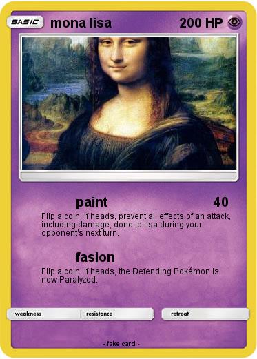 Pokemon mona lisa