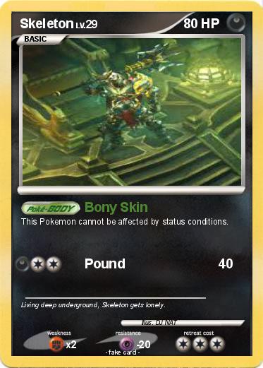 Pokemon Skeleton