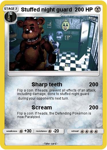 Pokemon Stuffed night guard