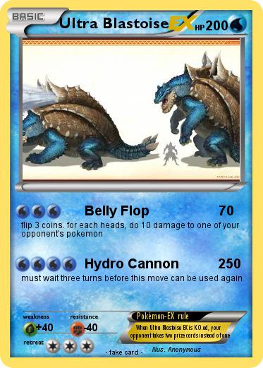 Pokemon Ultra Blastoise