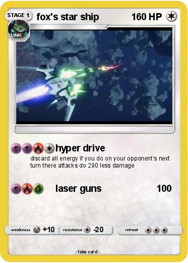 Pokemon fox's star ship
