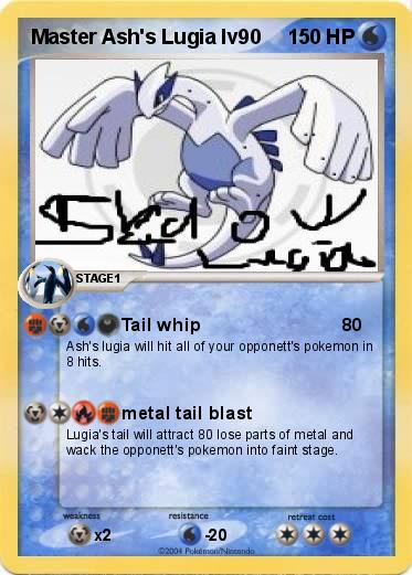 Pokemon Master Ash's Lugia lv90