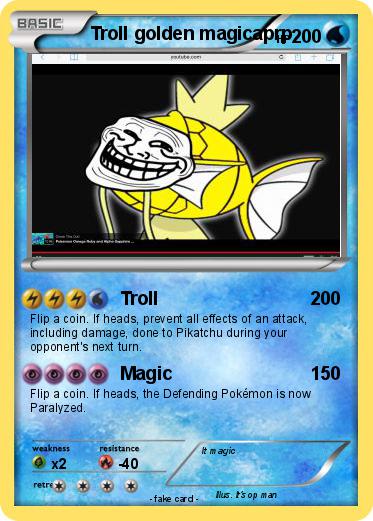 Pokemon Troll golden magicaprp