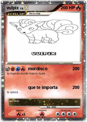 Pokemon vulpix