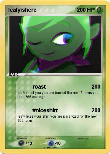 Pokemon leafyishere