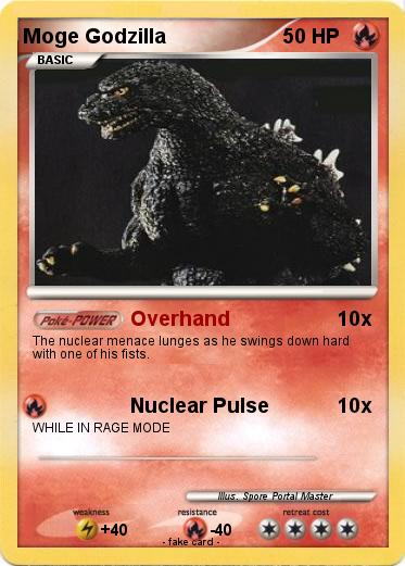 Pokemon Moge Godzilla