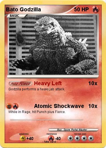 Pokemon Bato Godzilla