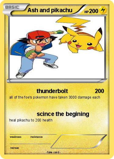 Pokemon Ash and pikachu