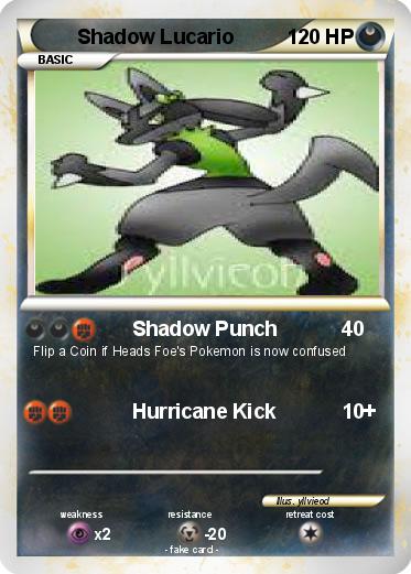 Pokemon Shadow Lucario