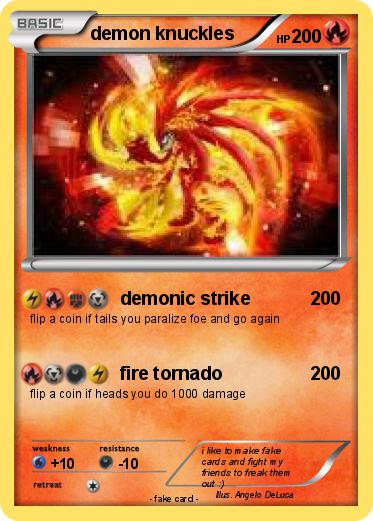 Pokemon demon knuckles