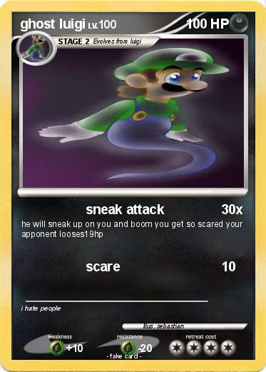 Pokemon ghost luigi