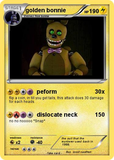 Pokemon golden bonnie