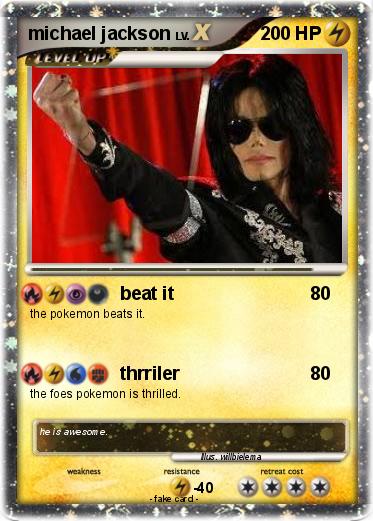 Pokemon michael jackson