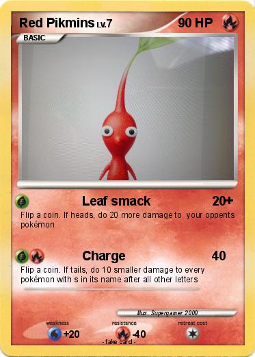 Pokemon Red Pikmins
