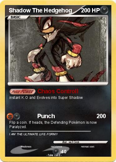Pokemon Shadow The Hedgehog